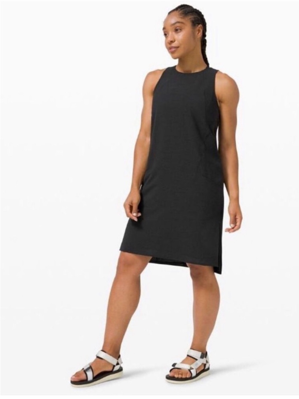 NWT LULULEMON shift in time dress size 6 black | Originally $138